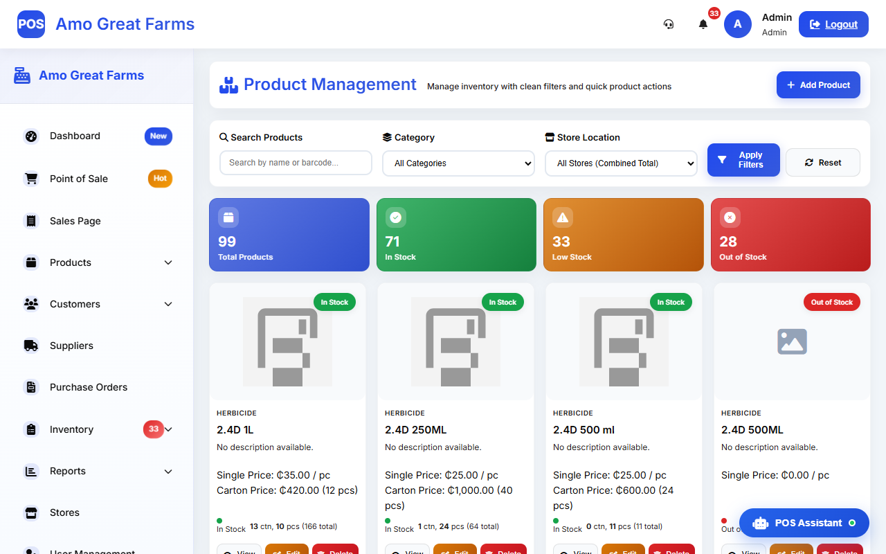 Product Catalog Management